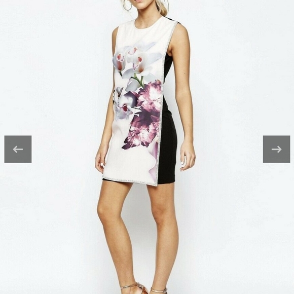 TED BAKER ORCHID DRESS - Picture 1 of 8